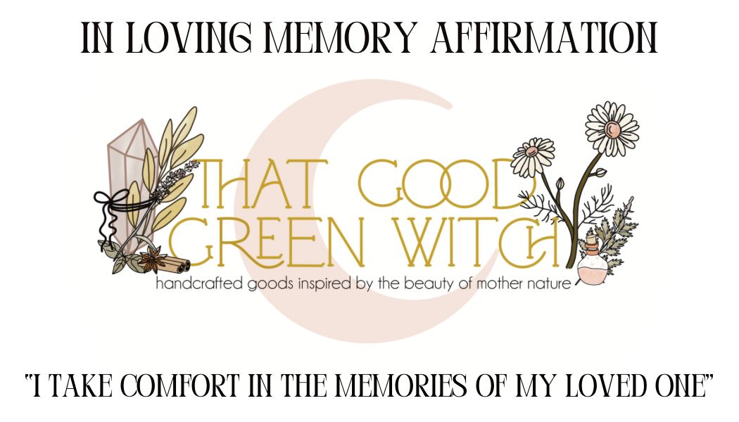 In Loving Memory Spell Jar