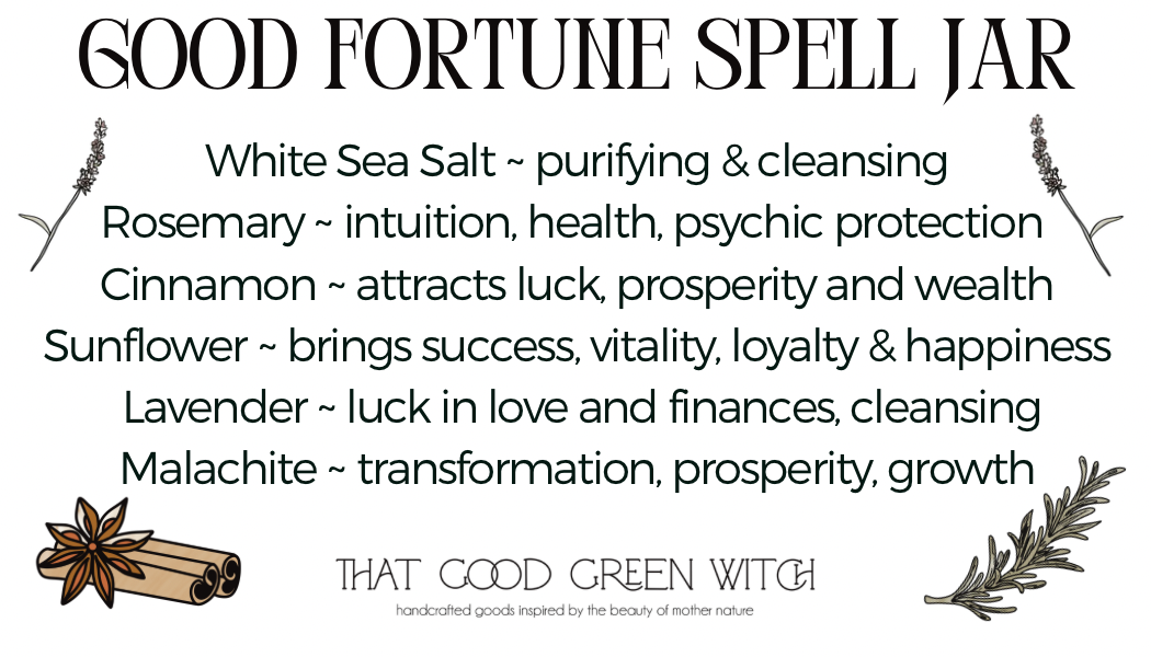 Good Fortune Spell Jar