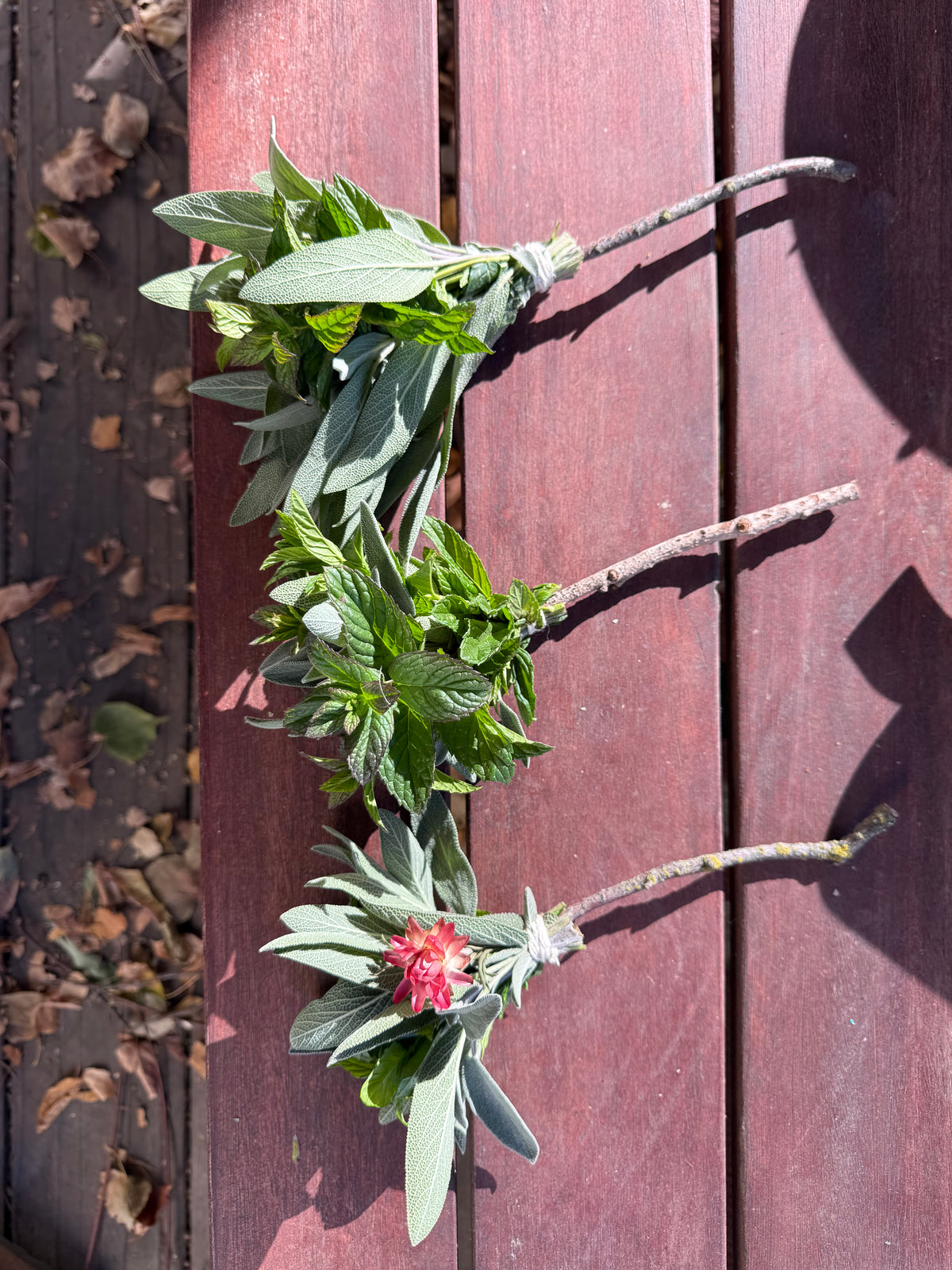Handmade Mini Herb Broom