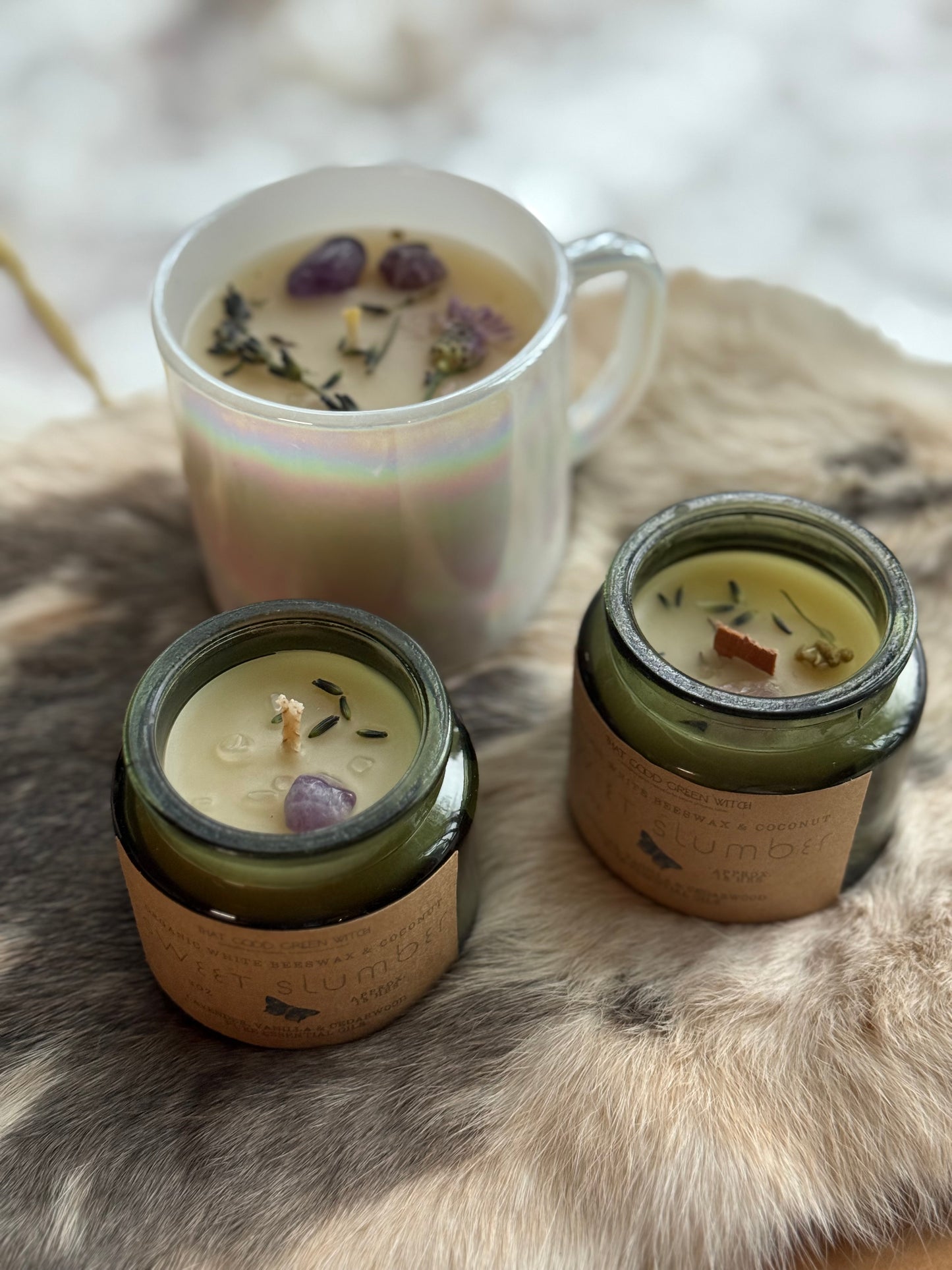 3.5oz Green Jar Candles