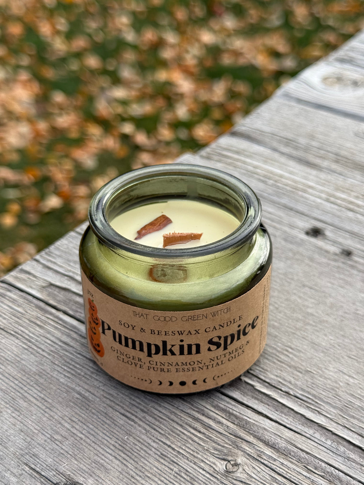 3 ounce Green Jar Candles
