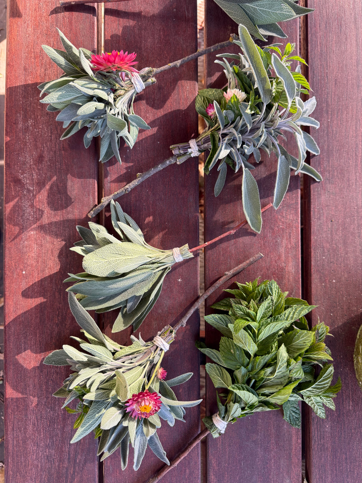 Handmade Mini Herb Broom