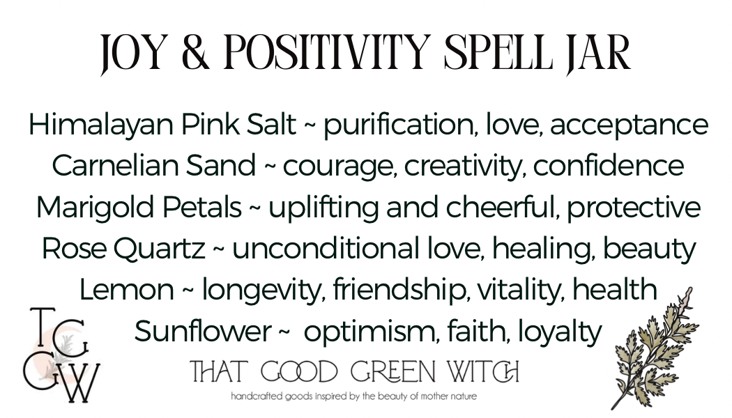 Joy & Positivity Spell Jar Earrings