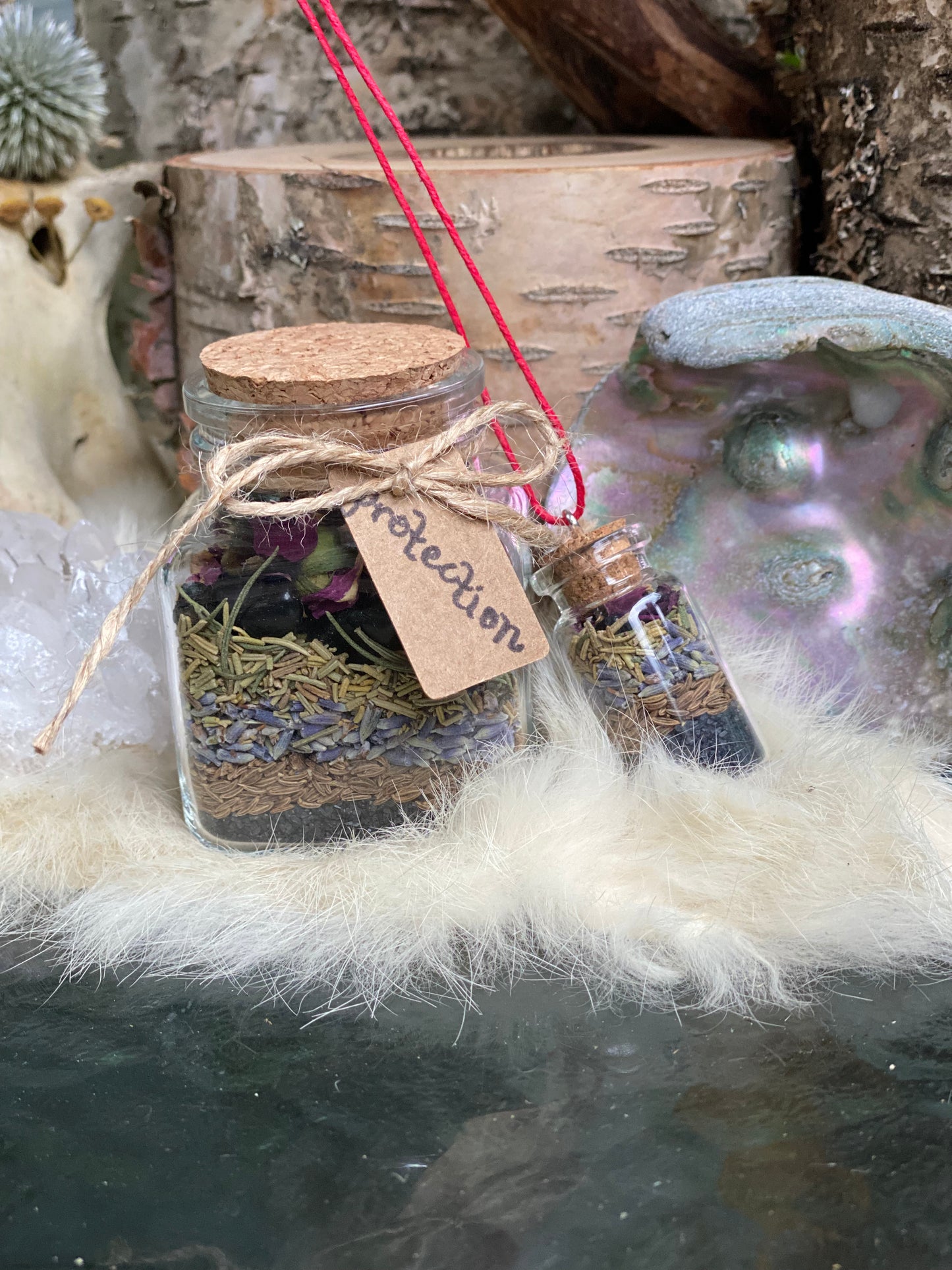 Protection Spell Jar (altar size)