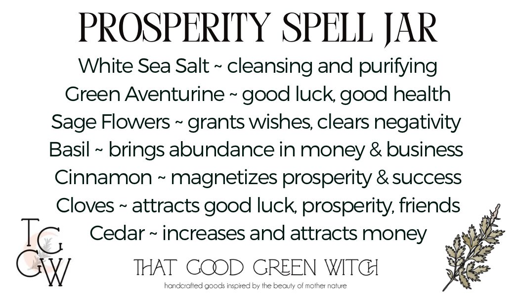 Prosperity Spell Jar