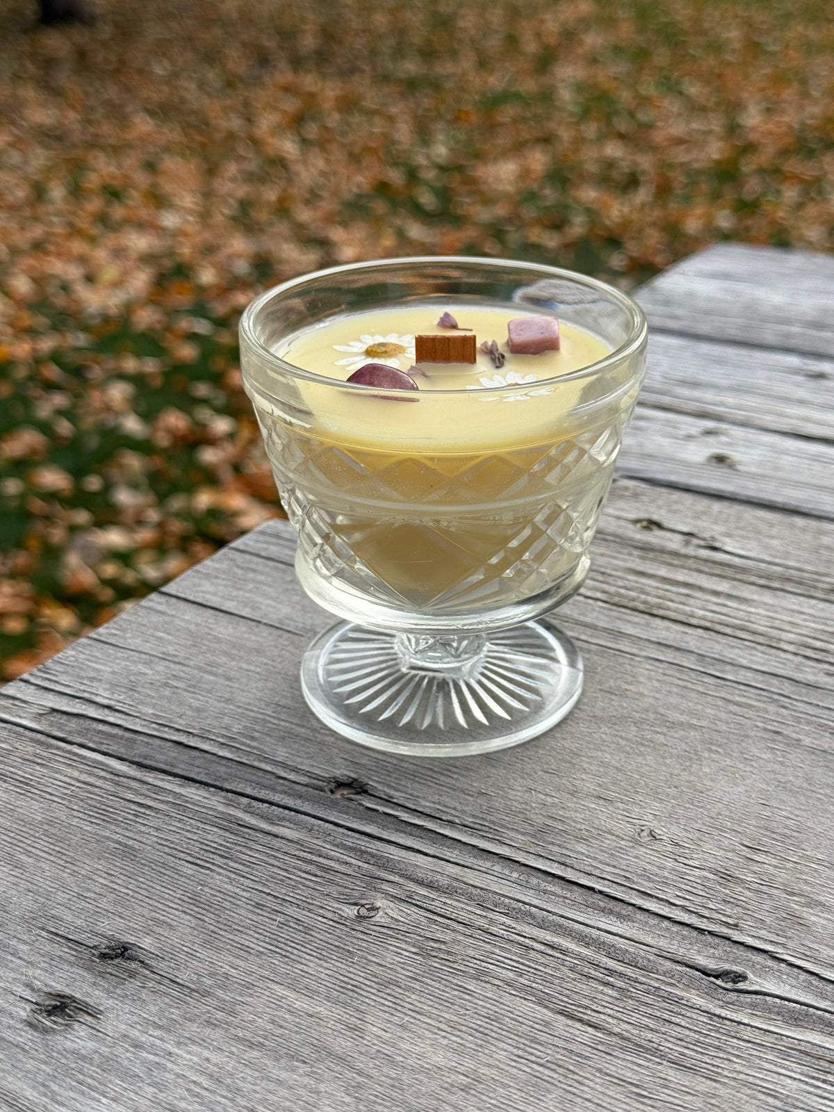 ‘Wise Woman’ Vintage Glassware Candle