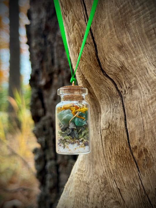 Health & Wellness Spell Jar (on ribbon)