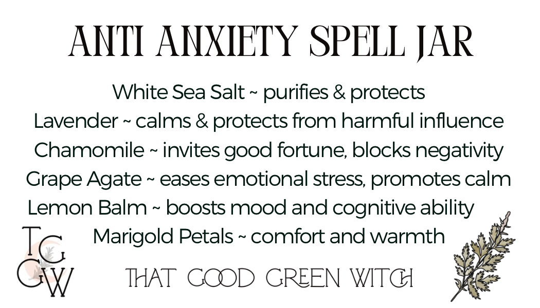 Anti-Anxiety Spell Jar necklace