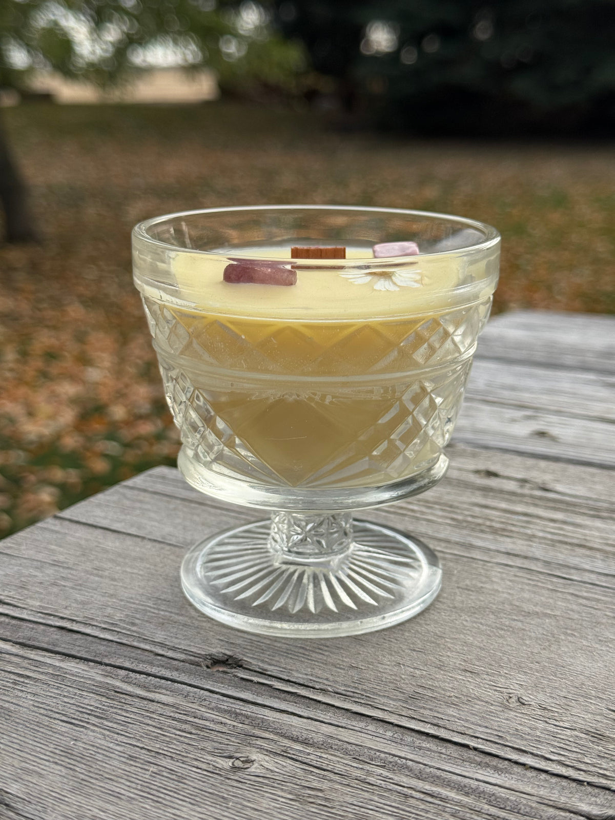‘Wise Woman’ Vintage Glassware Candle