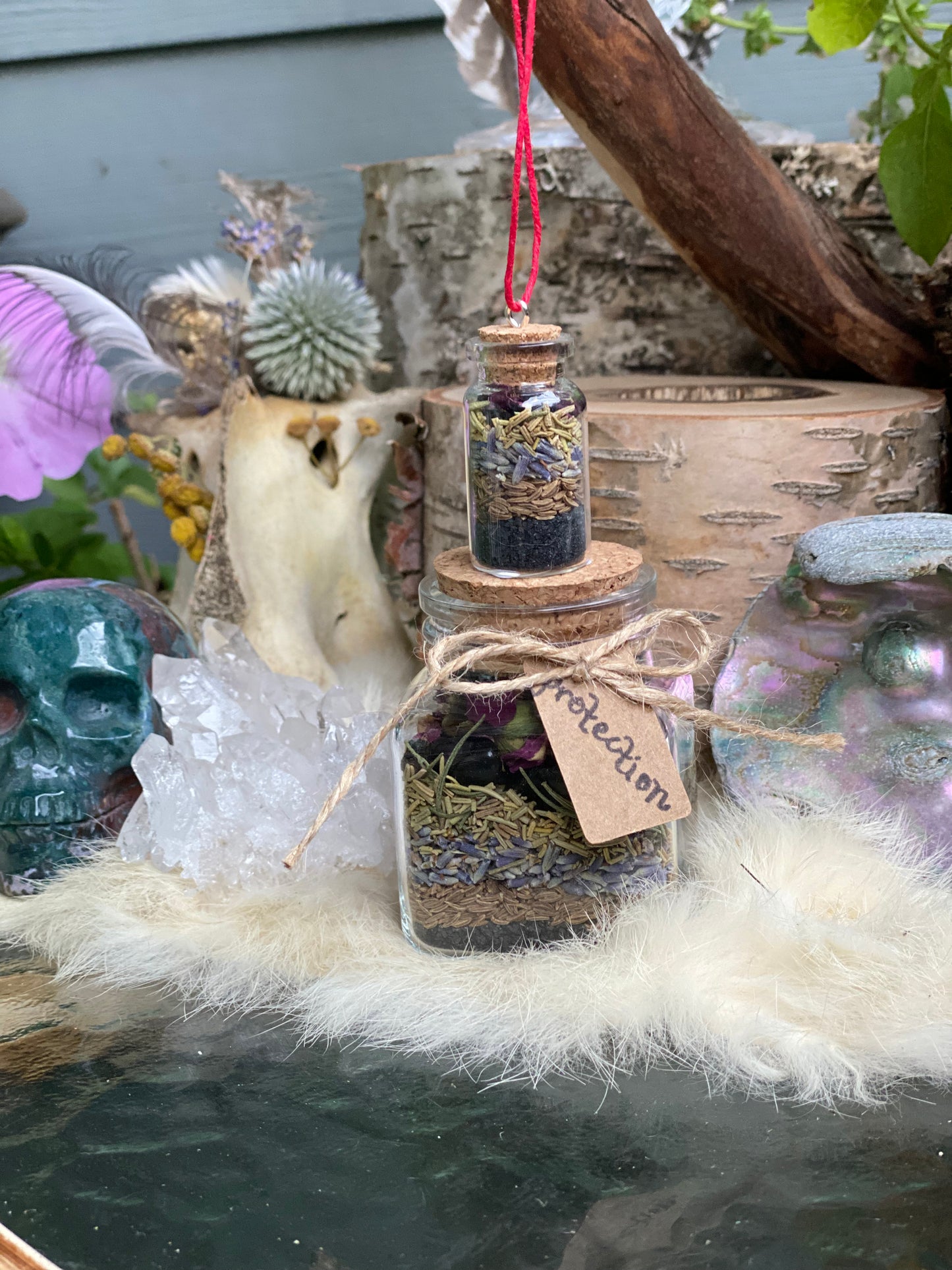 Protection Spell Jar (altar size)