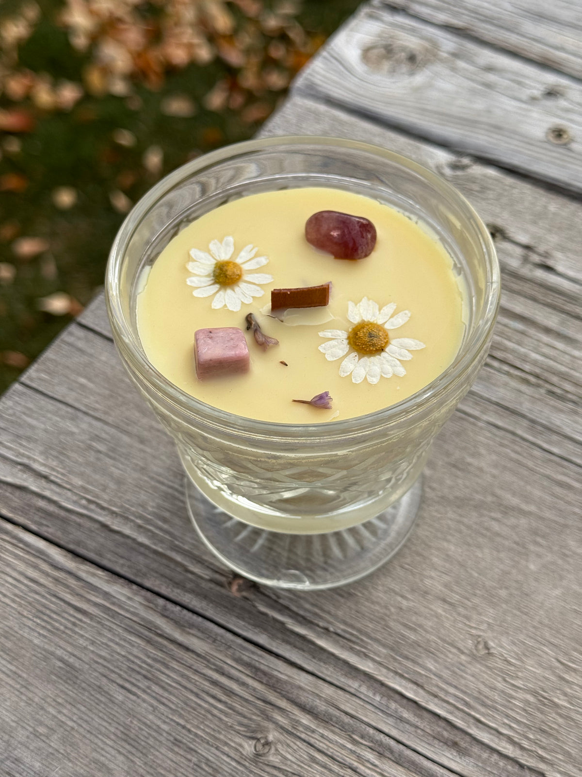 ‘Wise Woman’ Vintage Glassware Candle