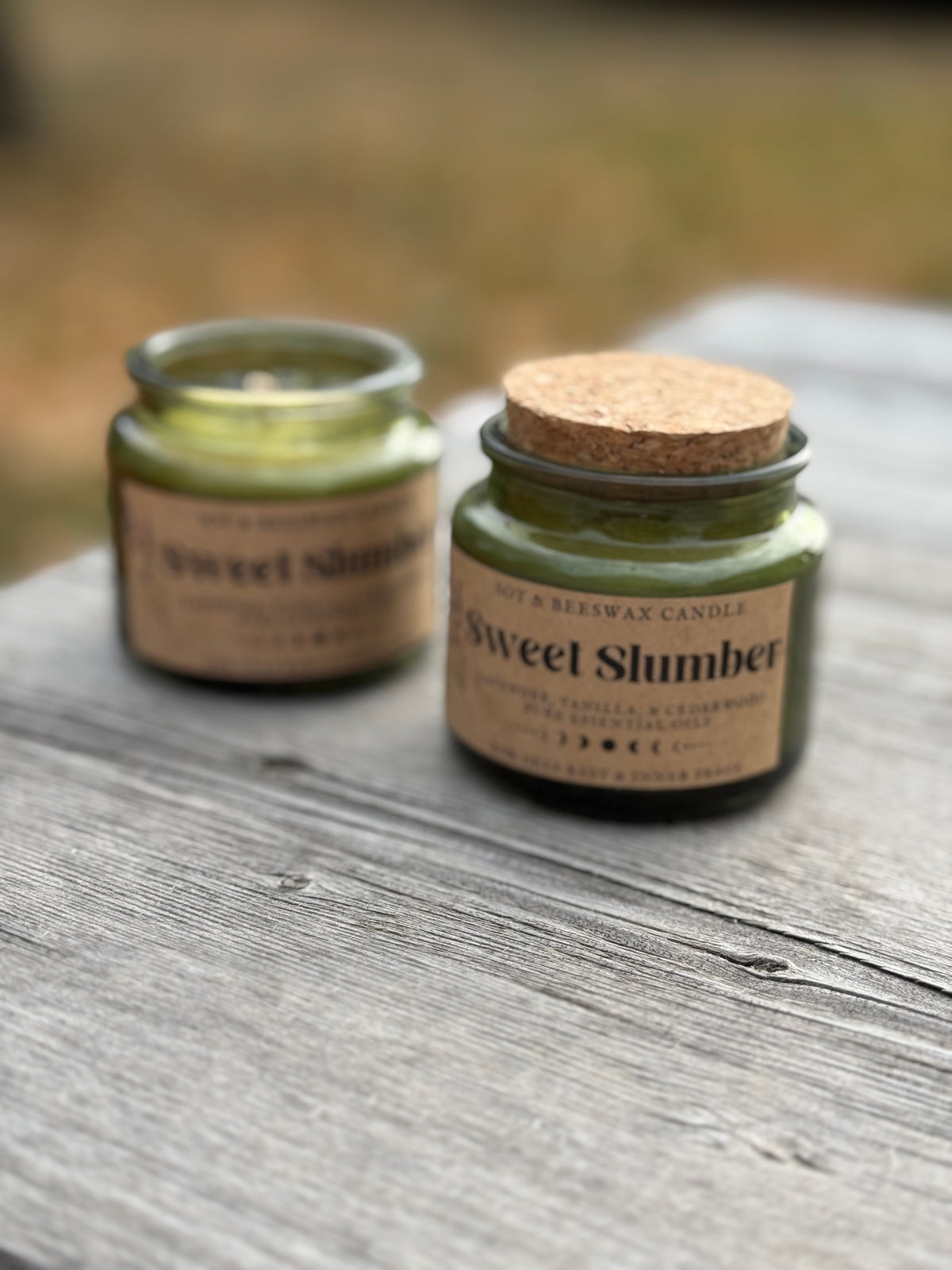3 ounce Green Jar Candles