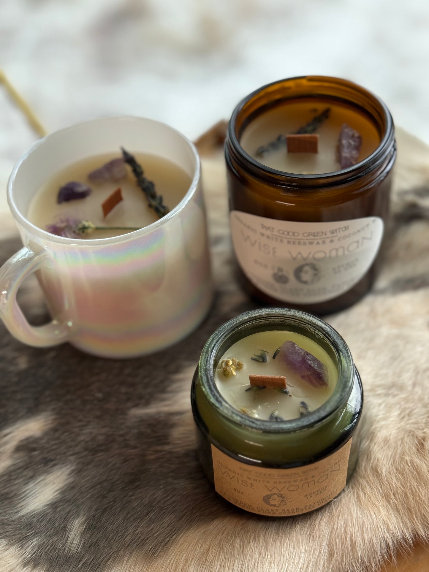 3.5oz Green Jar Candles