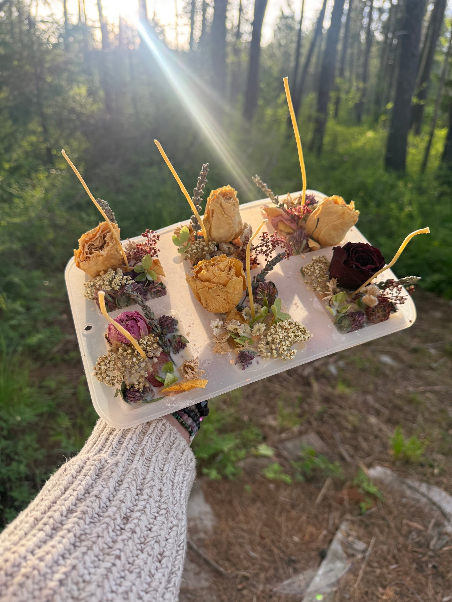 ‘Summer Solstice’ Botanical Fire Starters (gift box, set of 4)