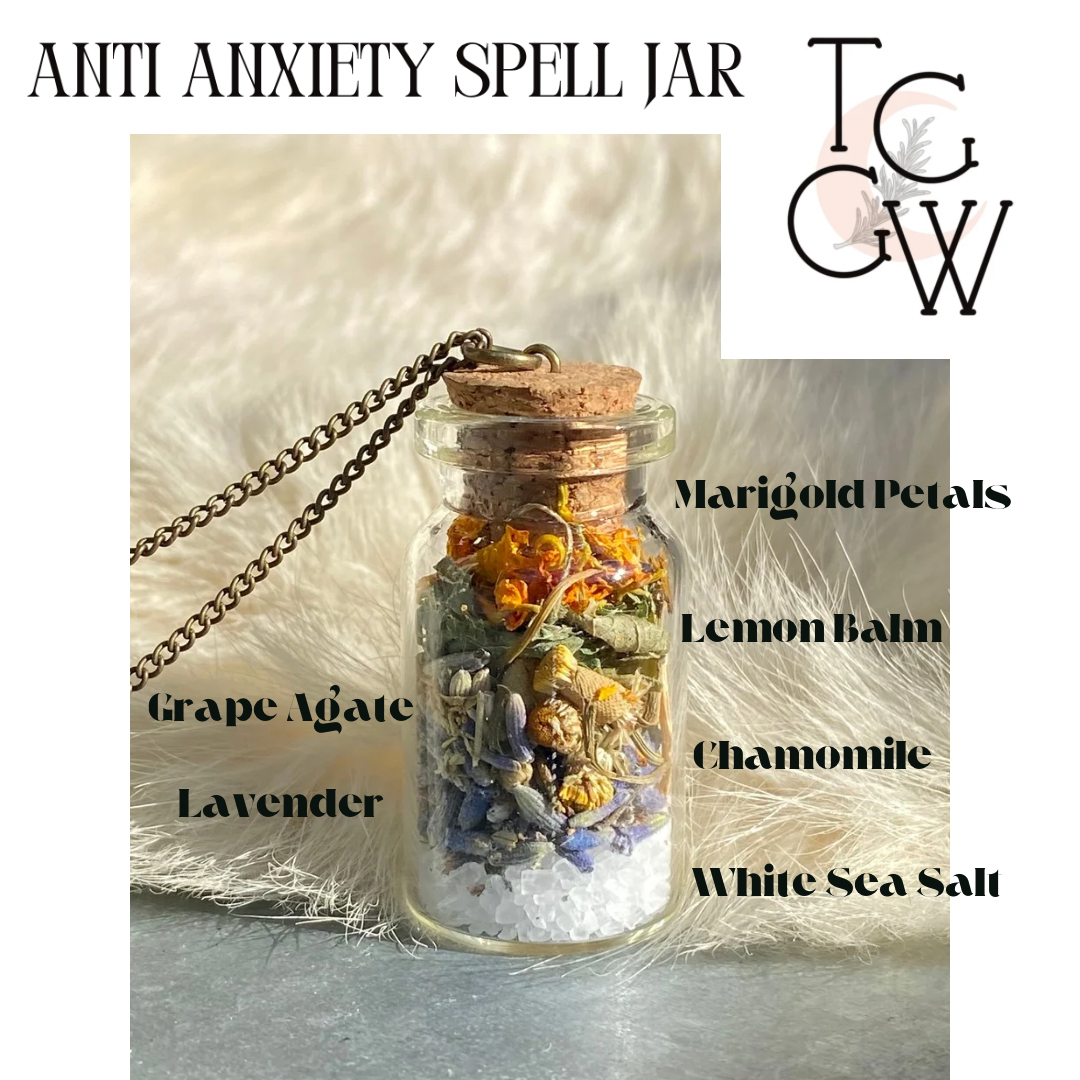 Anti-Anxiety Spell Jar necklace