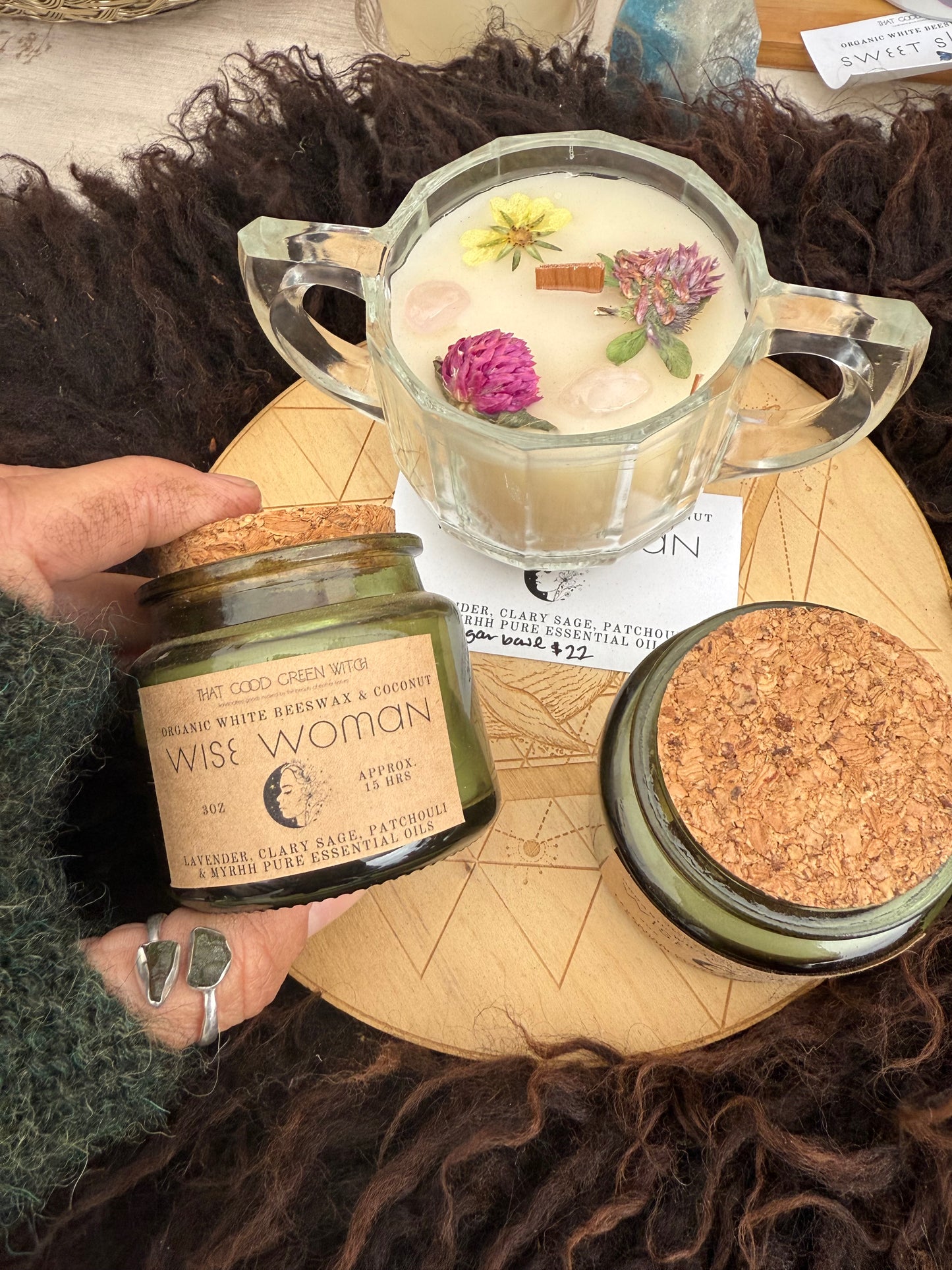 3.5oz Green Jar Candles