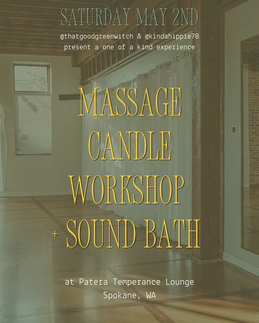 Massage Candle Workshop & Sound Bath