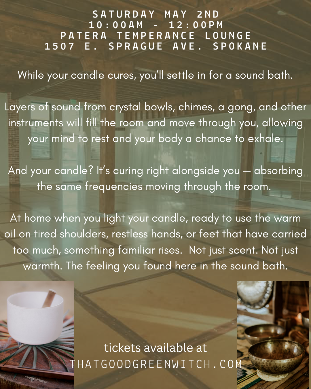 Massage Candle Workshop & Sound Bath