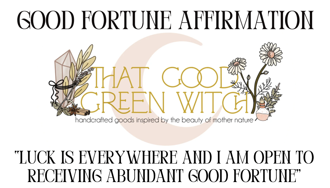 Good Fortune Spell Jar