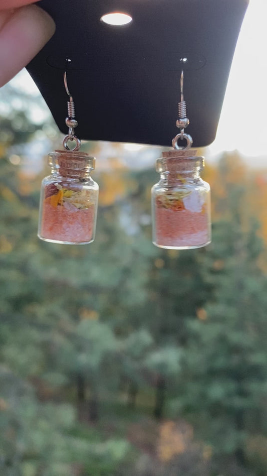 Joy & Positivity Spell Jar Earrings